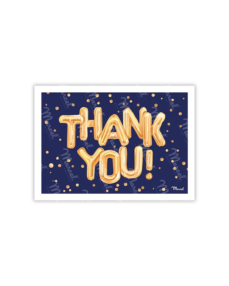 Carte de Voeux "Thank You"