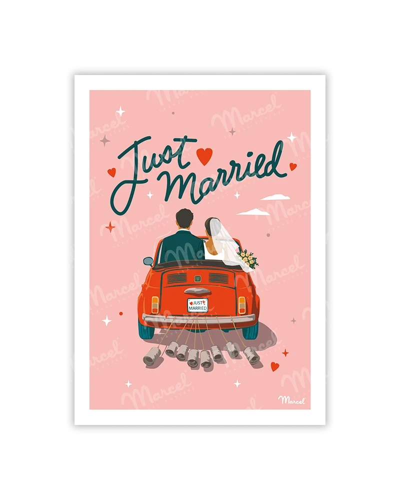 Carte de Voeux "Just Married"