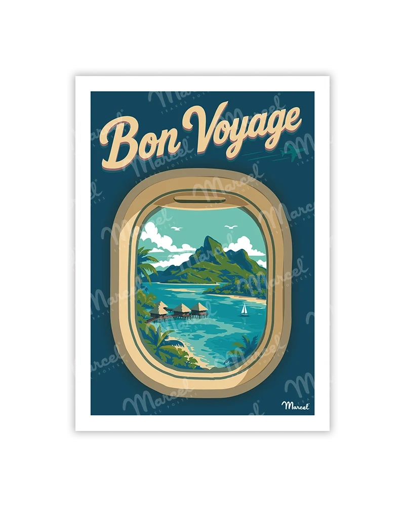 Carte de Voeux "Bon voyage"