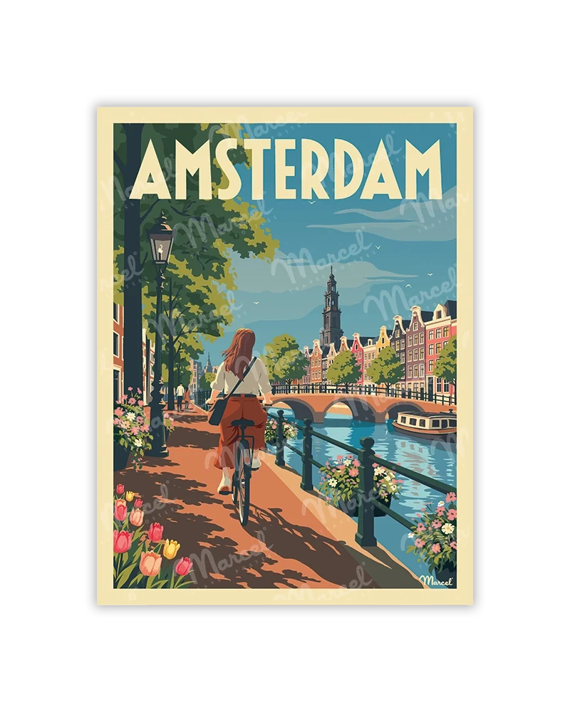 Carte Postale AMSTERDAM