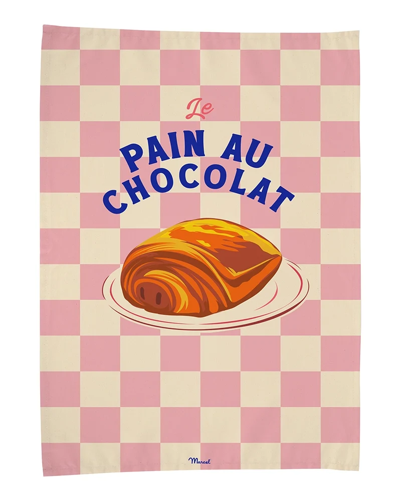 Torchon "Le Pain au Chocolat"