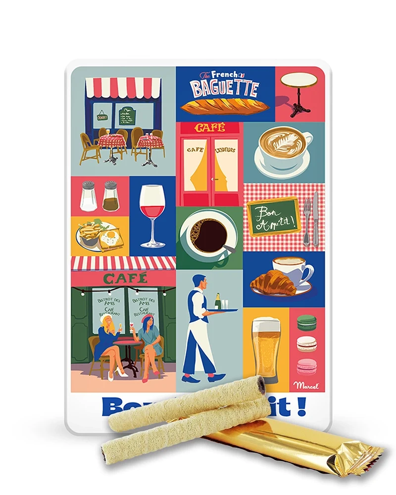 Petite Boîte métal "Bon appétit" - Collection Color City | Sacré Marcel