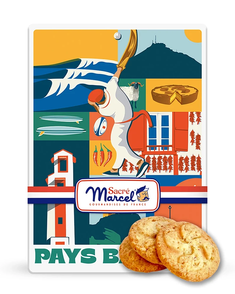 Boîte métal "Pays Basque" - Collection City Color | Sacré Marcel