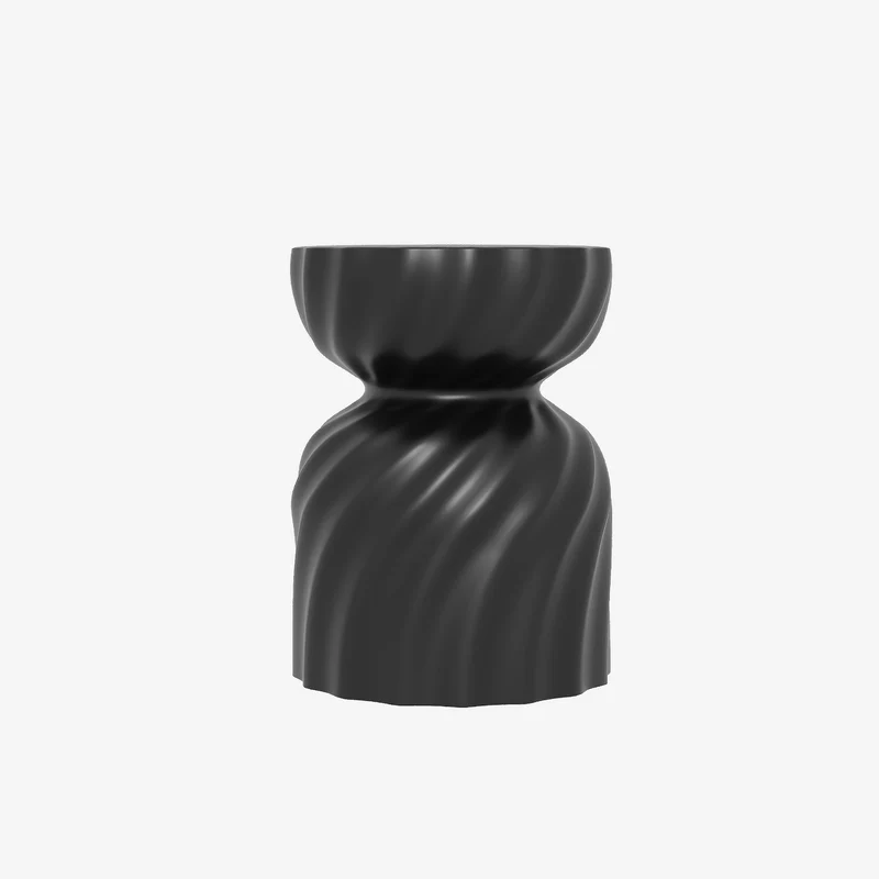 Lavande Table d appoint l gante en magn sie noire
