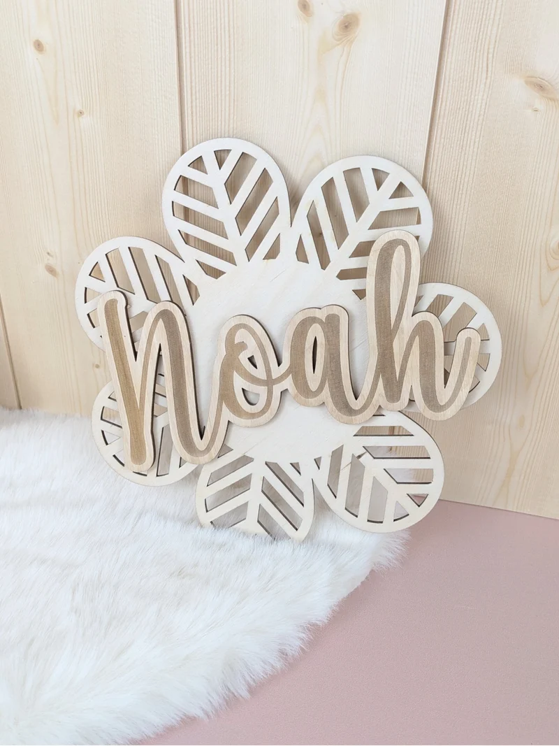 Décoration fleur personnalisée (motifs variés)