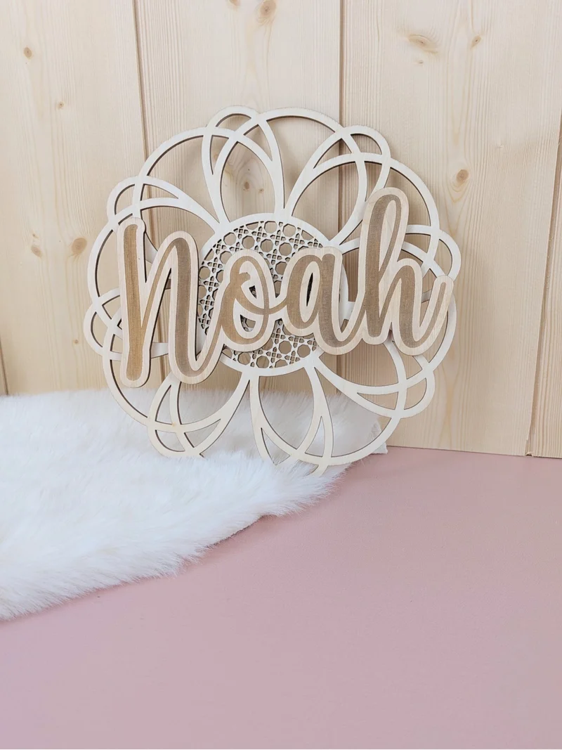 Décoration fleur personnalisée (motifs variés)