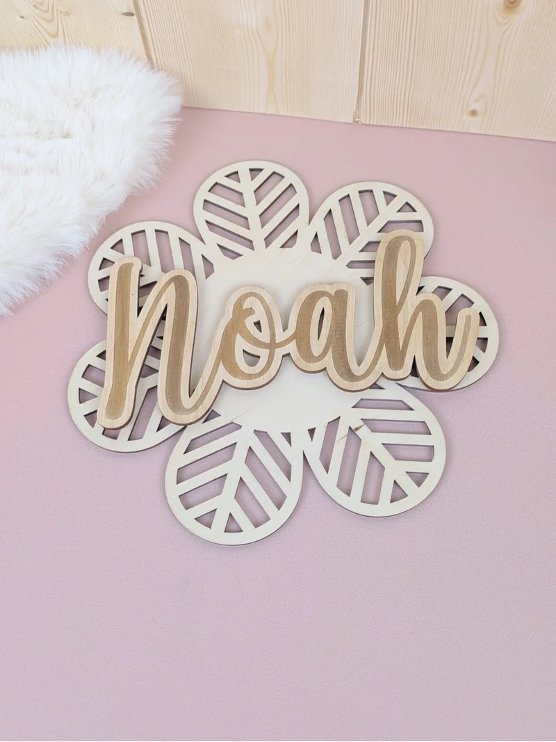 Décoration fleur personnalisée (motifs variés)