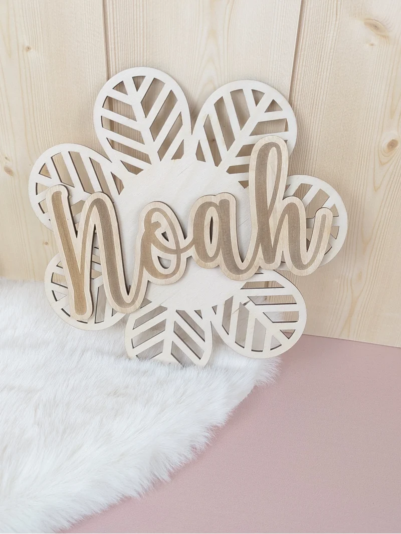 Décoration fleur personnalisée (motifs variés)