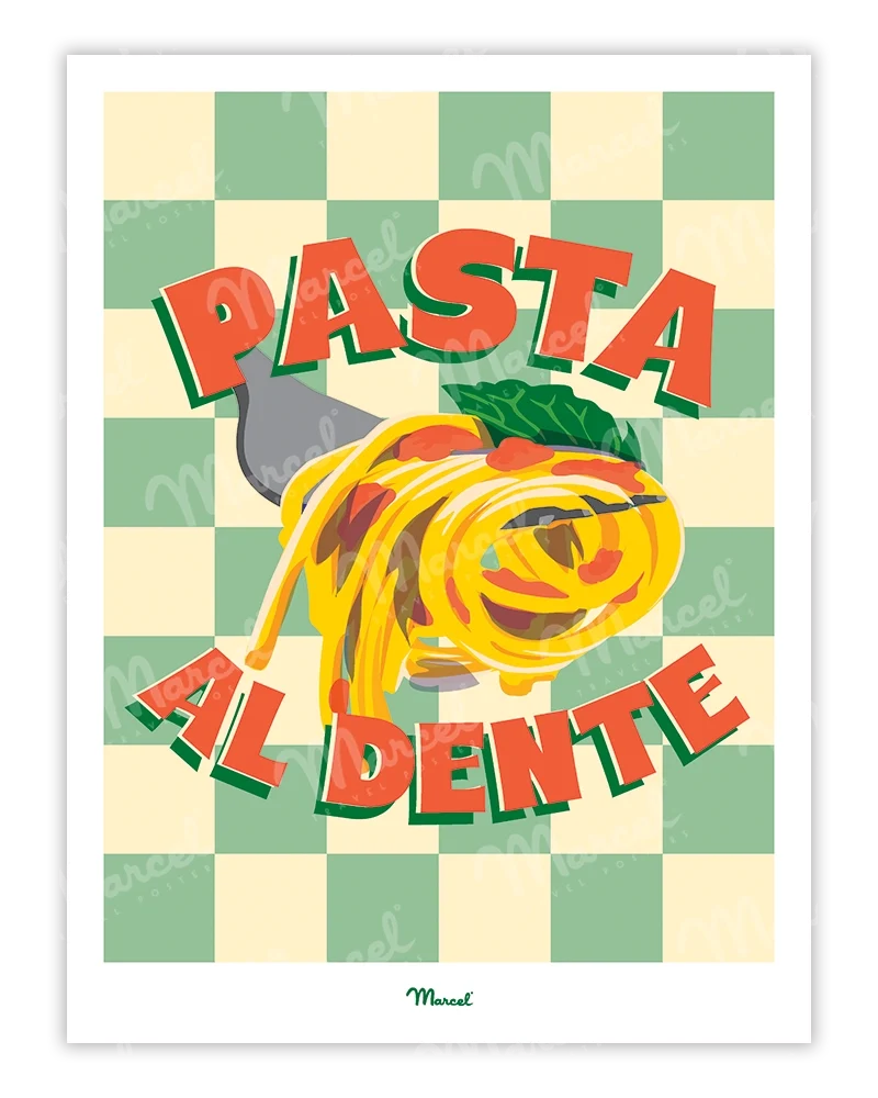 Affiche Travel Color "Pasta Al Dente"