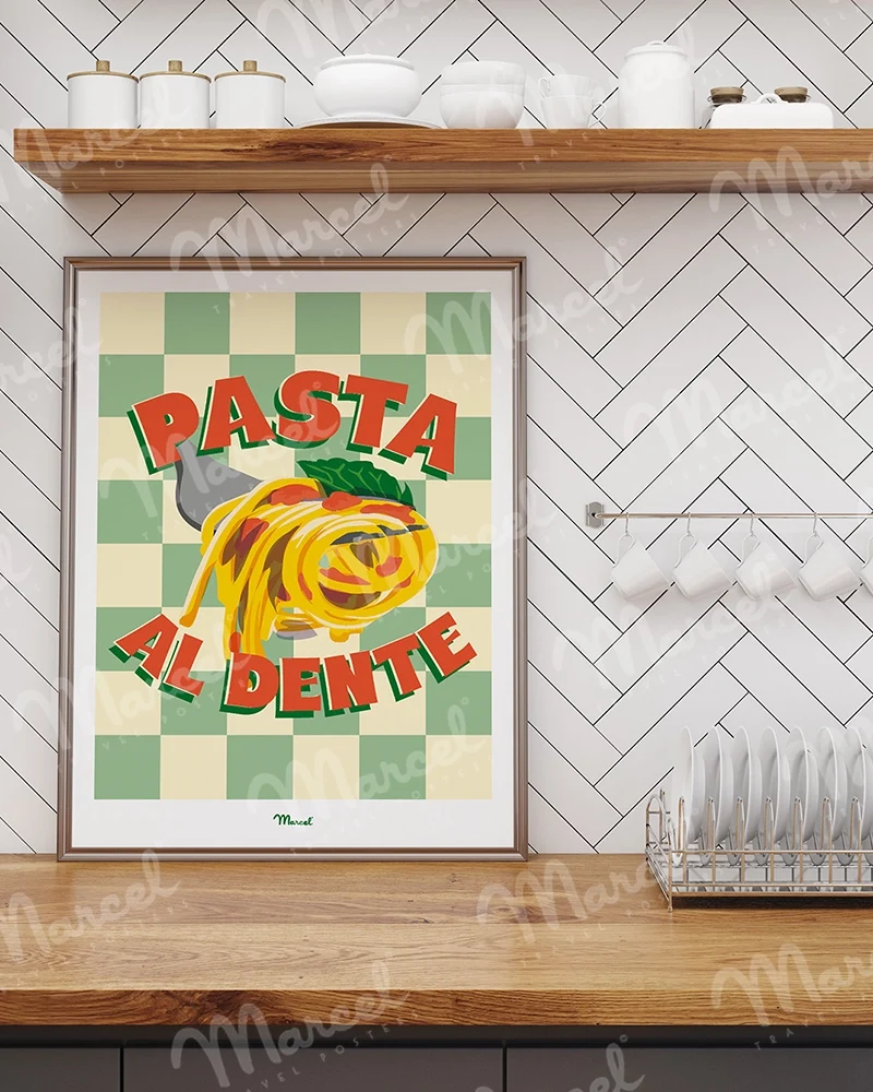 Affiche Travel Color "Pasta Al Dente"