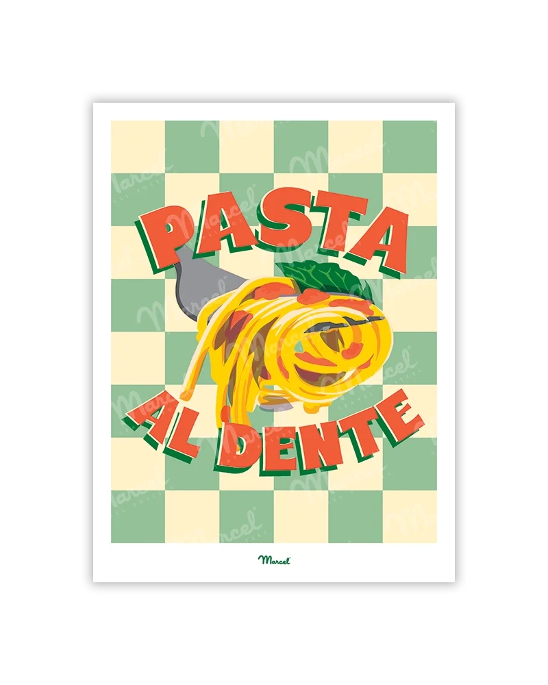 Carte Postale Travel Color "Pasta Al Dente"