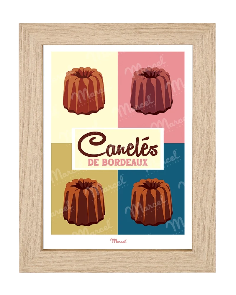 Carte Postale Travel Color Travel Color BORDEAUX "Les 4 Canelés"