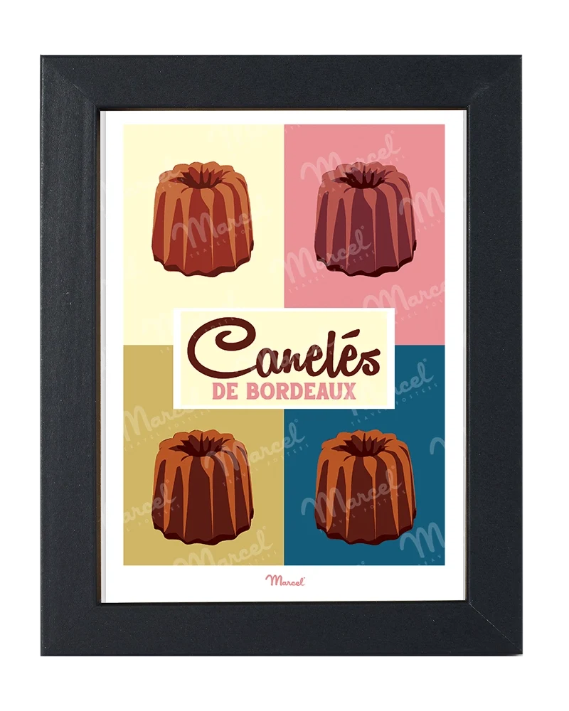 Carte Postale Travel Color Travel Color BORDEAUX "Les 4 Canelés"
