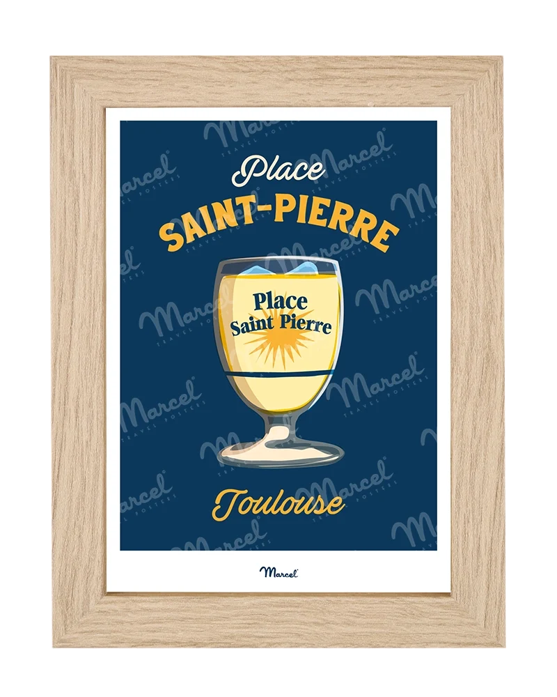 Carte Postale Travel Color TOULOUSE "Pastis Place Saint-Pierre"