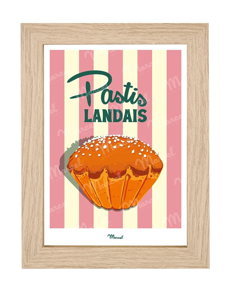 Carte Postale Travel Color LANDES "Pastis"