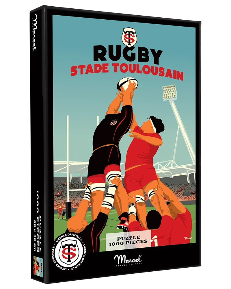 Puzzle RUGBY STADE TOULOUSAIN "La Touche"