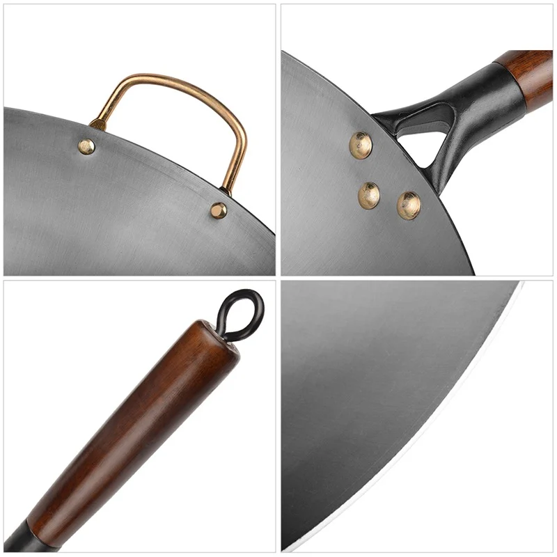Le Pankon Wok Traditionnel Acier