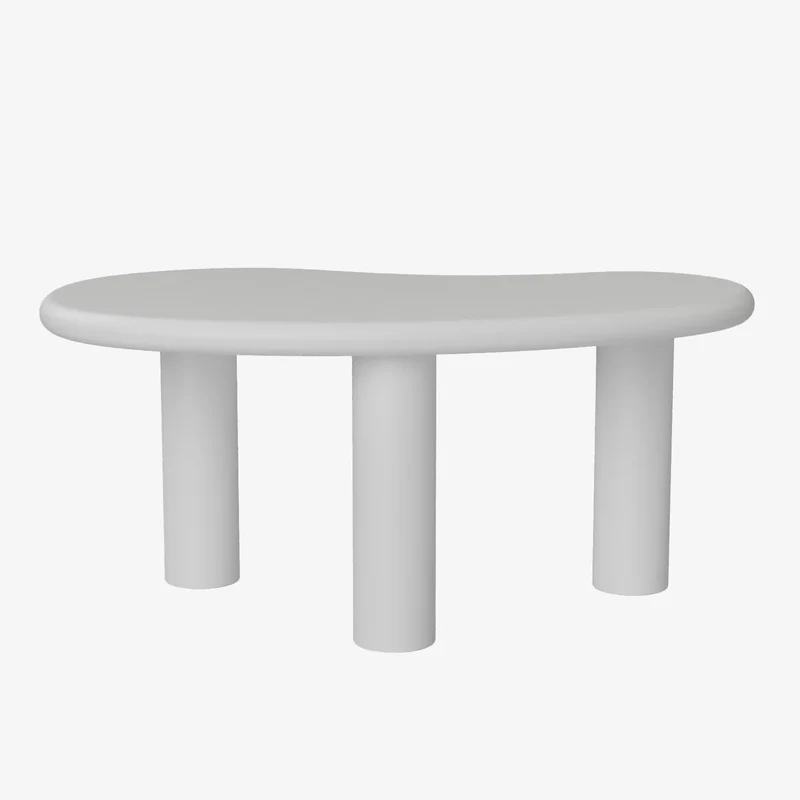 Hibiscus Table basse design en magn sie blanche