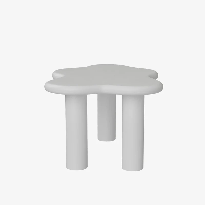 Cl mentine Table basse design en magn sie blanche