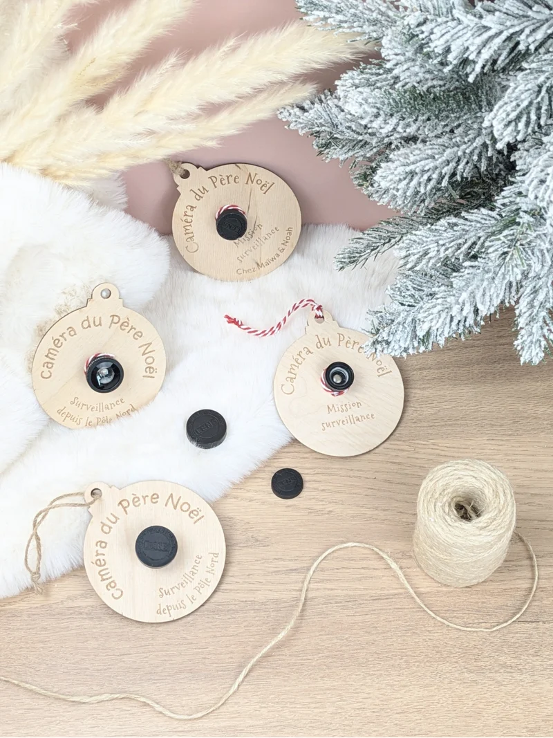 Caméra du Père Noël "Surveillance depuis le Pôle Nord"