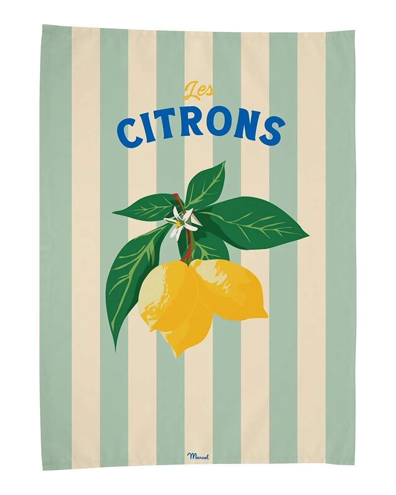 Torchon "Les Citrons"