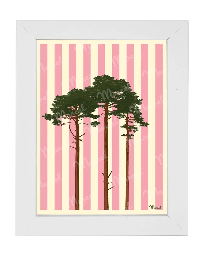 Carte postale Travel Color "Les Pins"