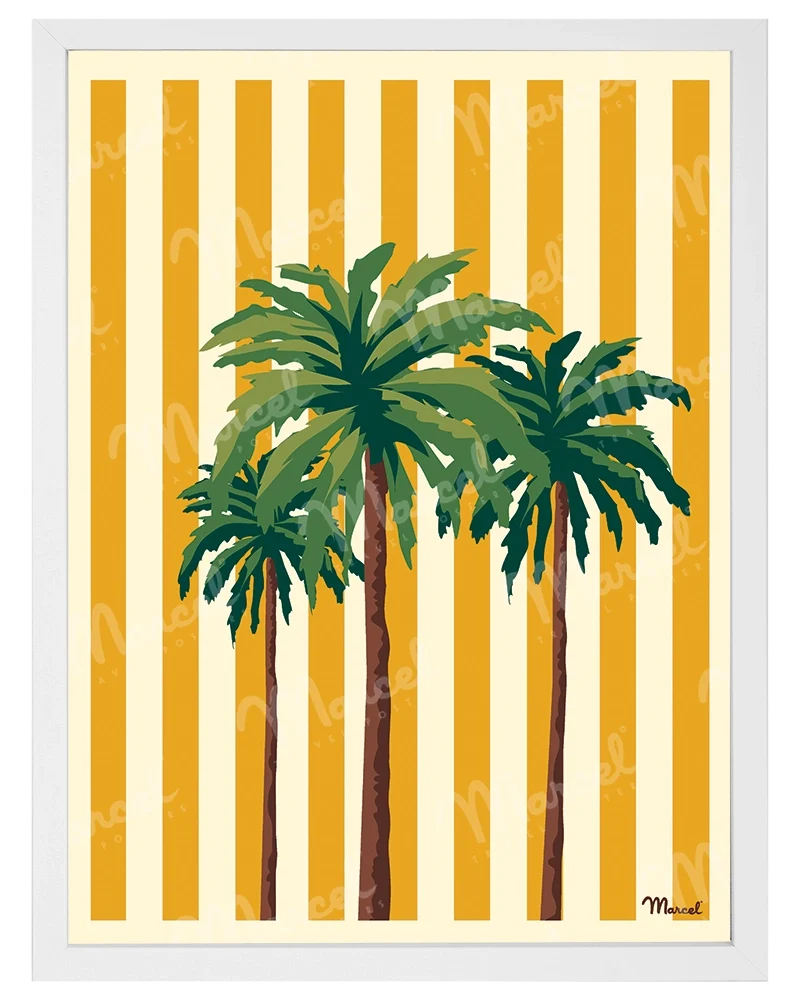 Affiche Travel Color "Les Palmiers"