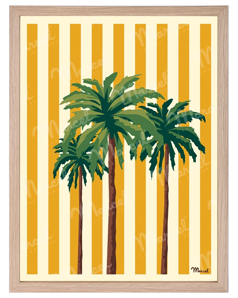 Affiche Travel Color "Les Palmiers"