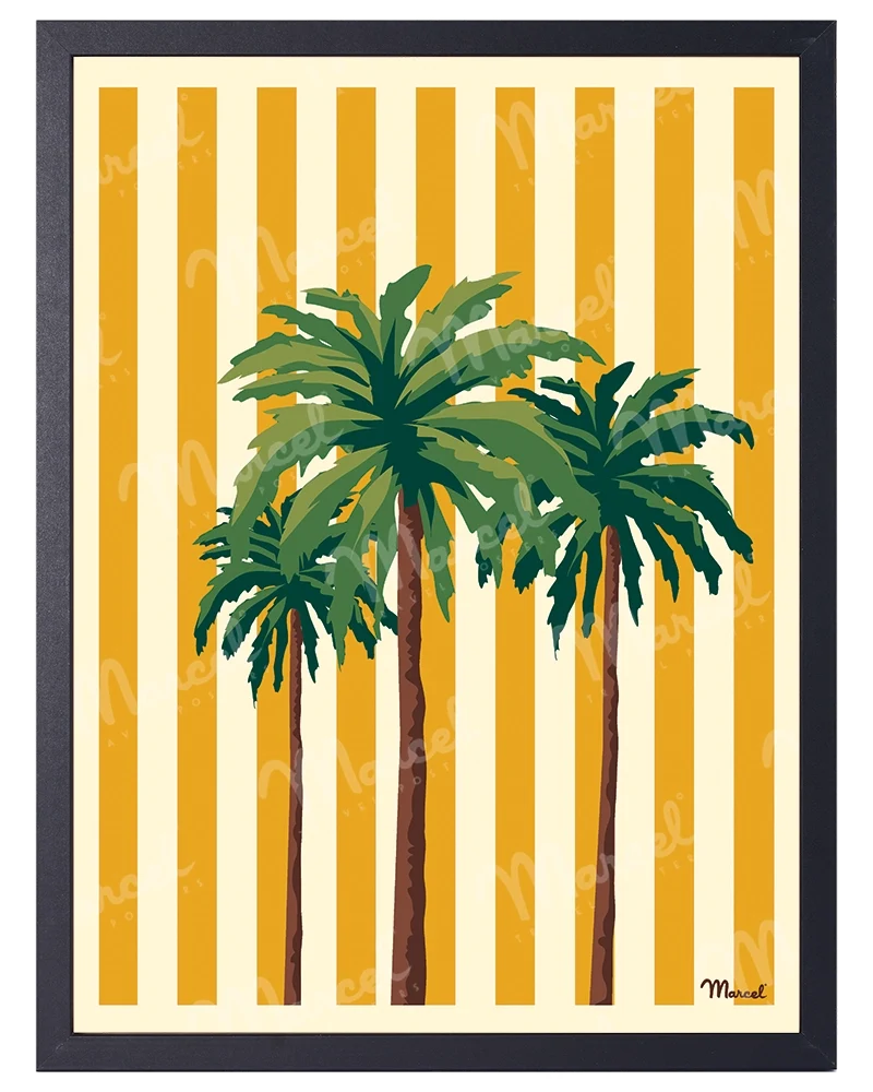 Affiche Travel Color "Les Palmiers"
