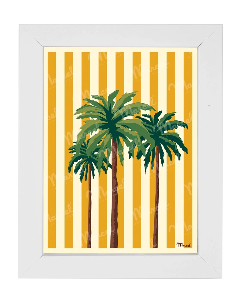 Carte postale Travel Color "Les Palmiers"