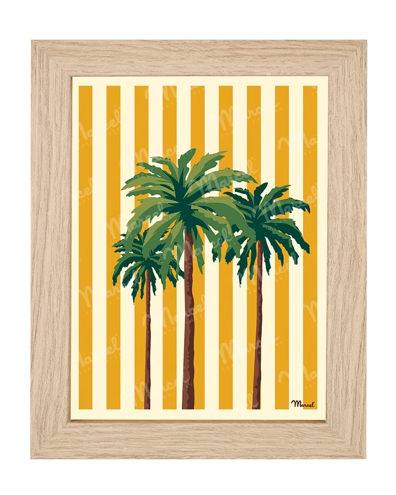 Carte postale Travel Color "Les Palmiers"