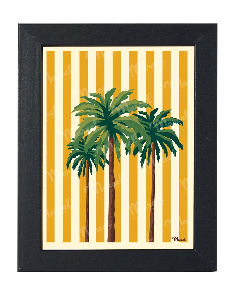 Carte postale Travel Color "Les Palmiers"