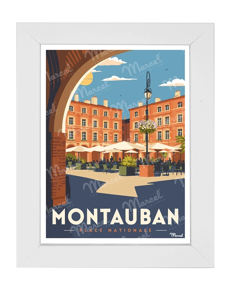 Carte Postale MONTAUBAN "Place Nationale"