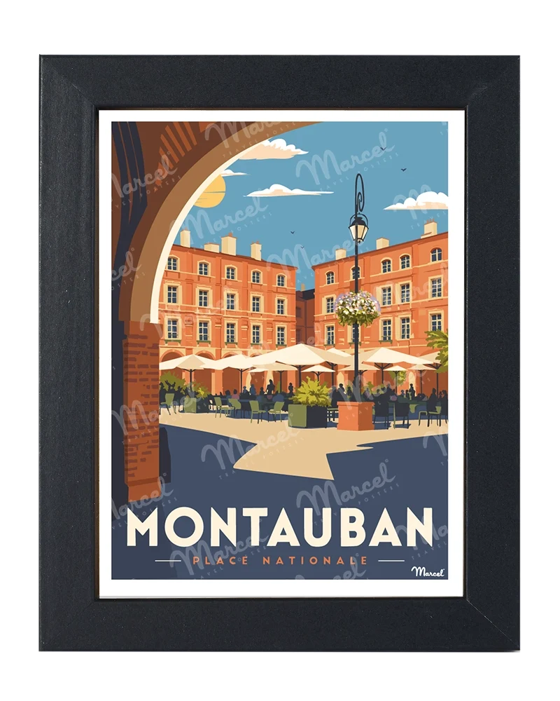 Carte Postale MONTAUBAN "Place Nationale"