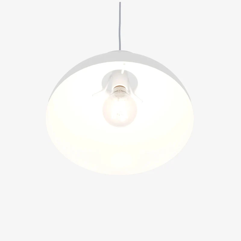 Suspension Turner luminaire m tal blanc design minimaliste
