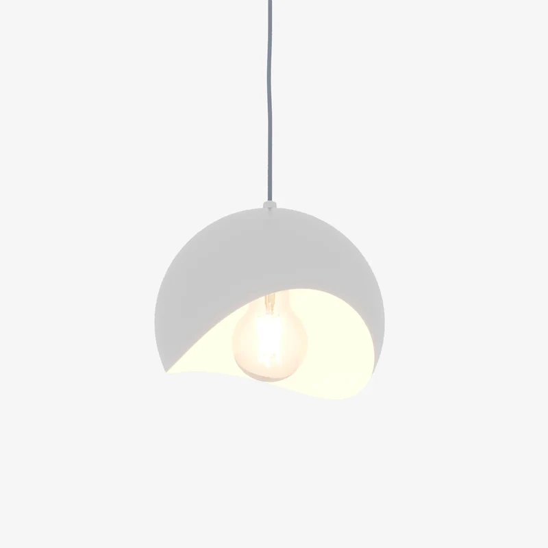 Petite Suspension Miro suspension design minimaliste en m tal blanc
