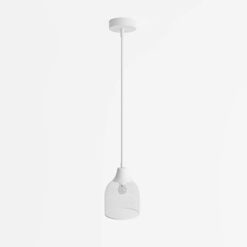 Suspension en m tal blanc