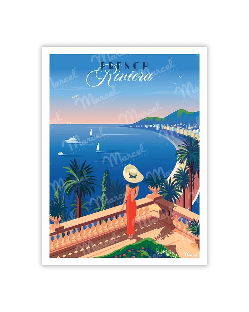 Carte Postale FRENCH RIVIERA "Le Balcon"