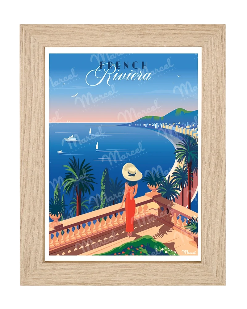 Carte Postale FRENCH RIVIERA "Le Balcon"