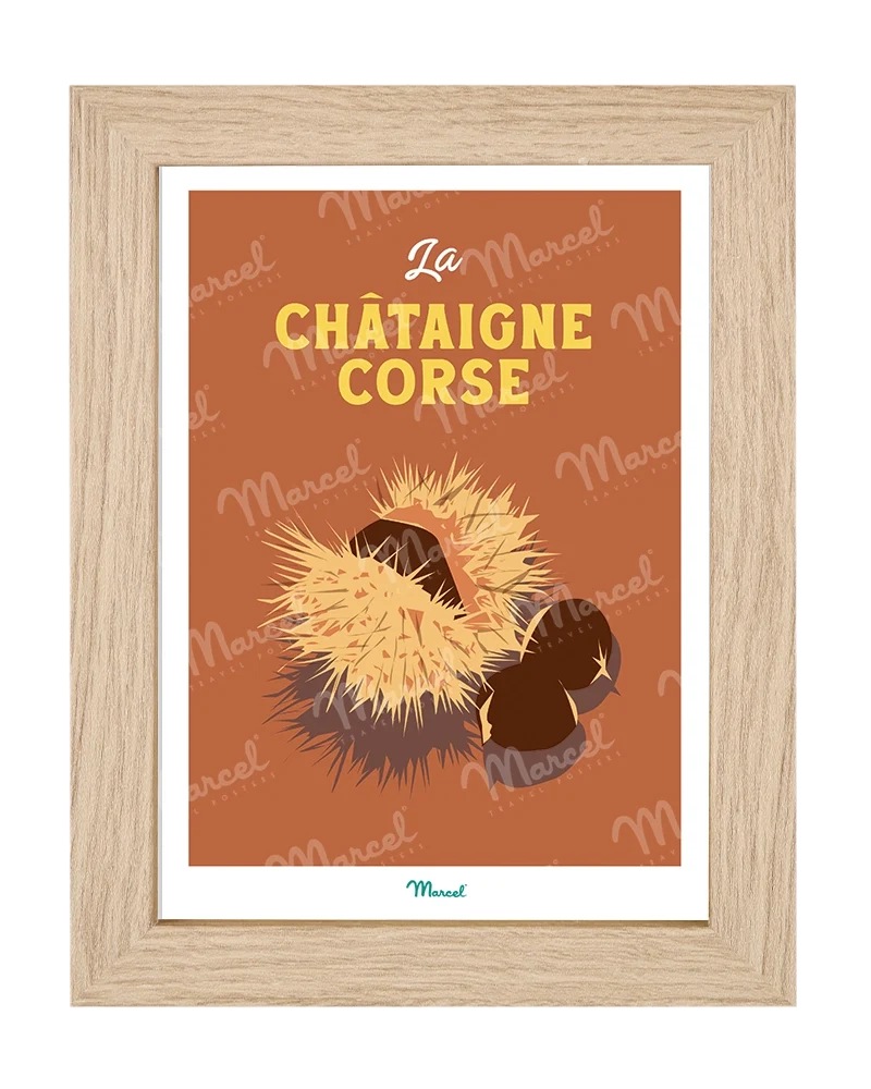 Carte Postale Travel Color CORSE "Châtaigne"