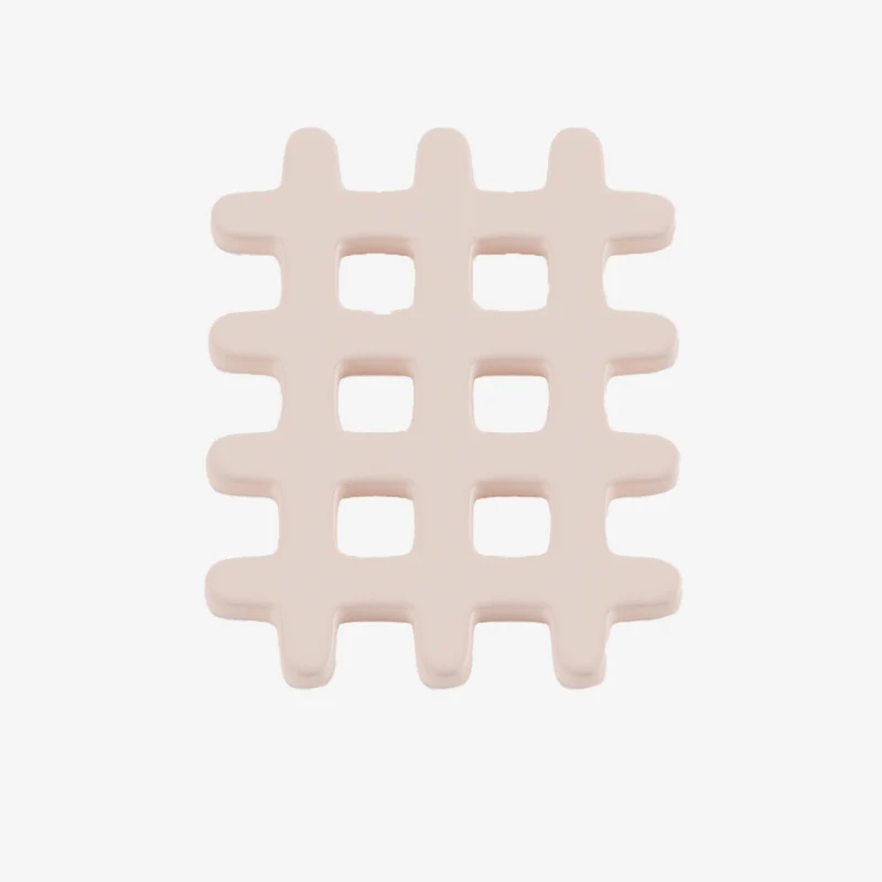 Dessous de plat c ramique grid rose p le Orsay