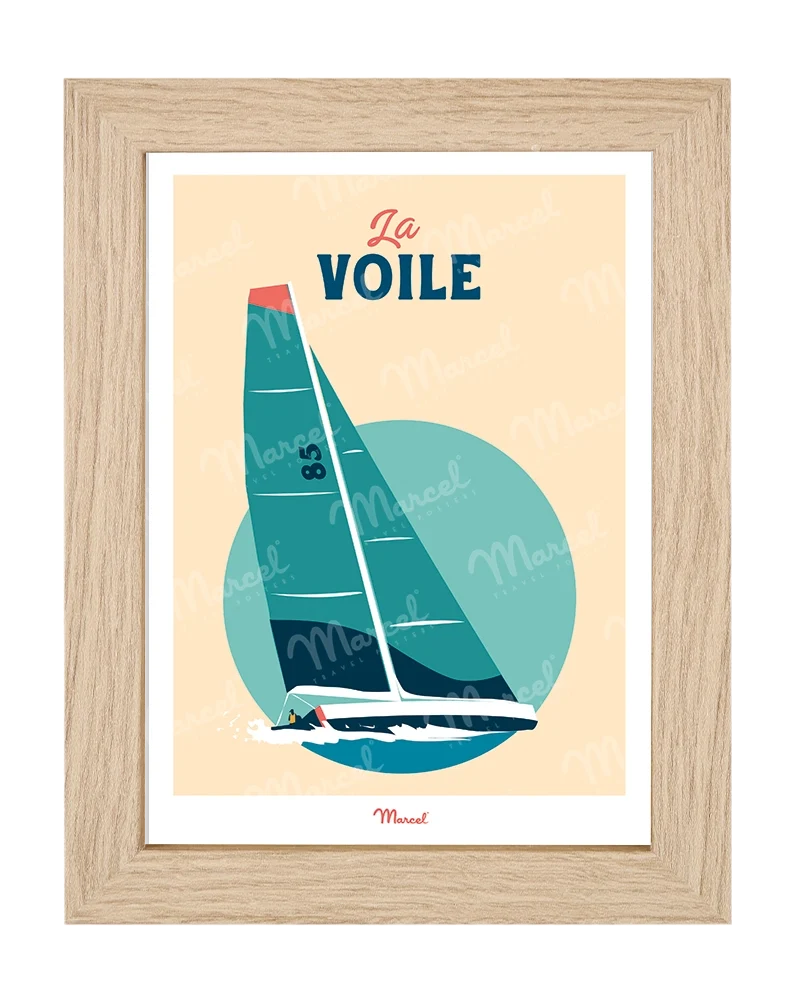 Carte Postale Travel Color "La Voile"