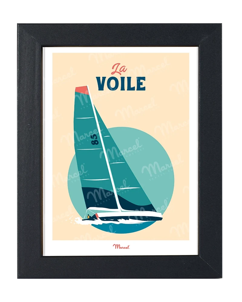 Carte Postale Travel Color "La Voile"