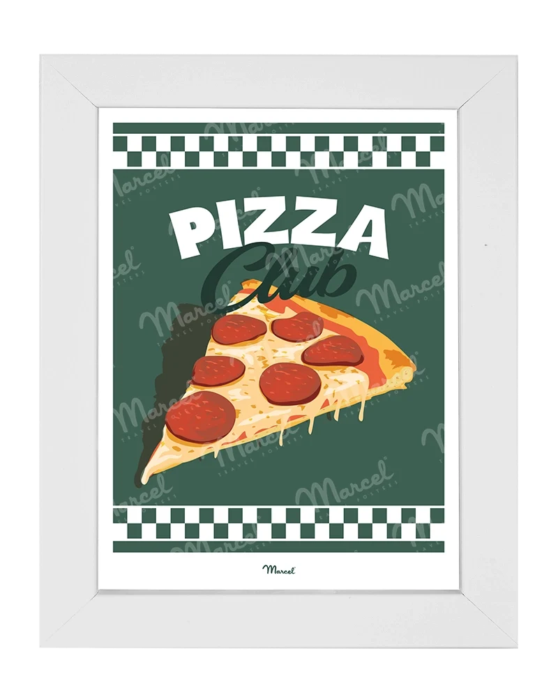 Carte Postale Travel Color "Pizza Club"