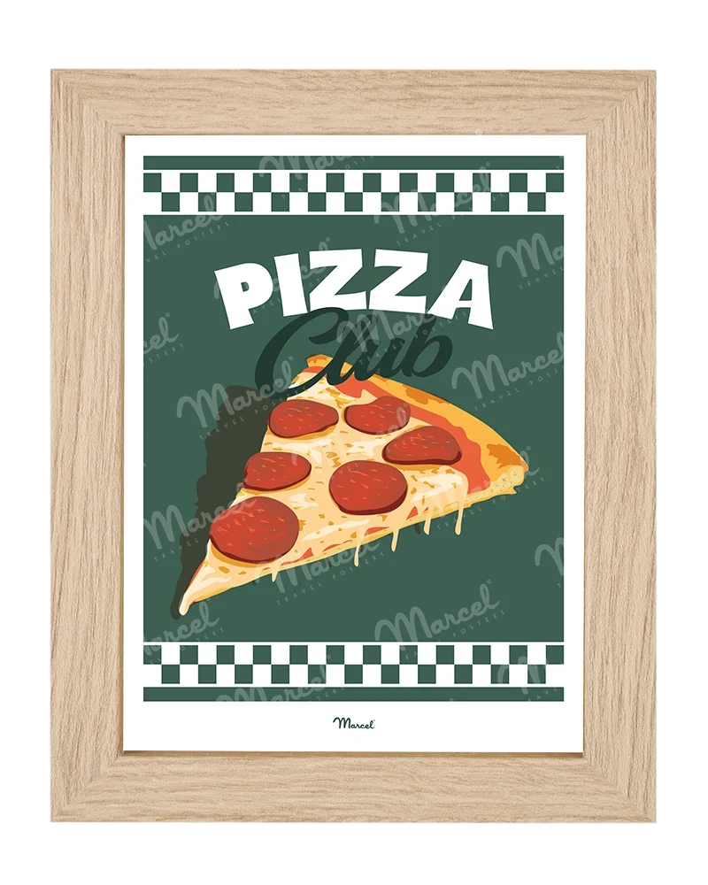 Carte Postale Travel Color "Pizza Club"