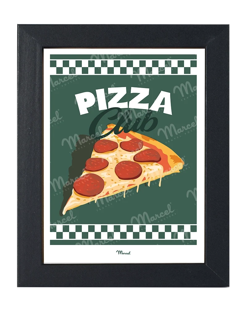 Carte Postale Travel Color "Pizza Club"