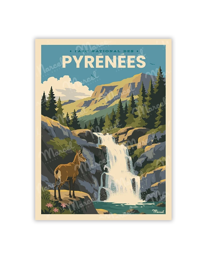 Carte Postale PYRÉNÉES "Parc National"
