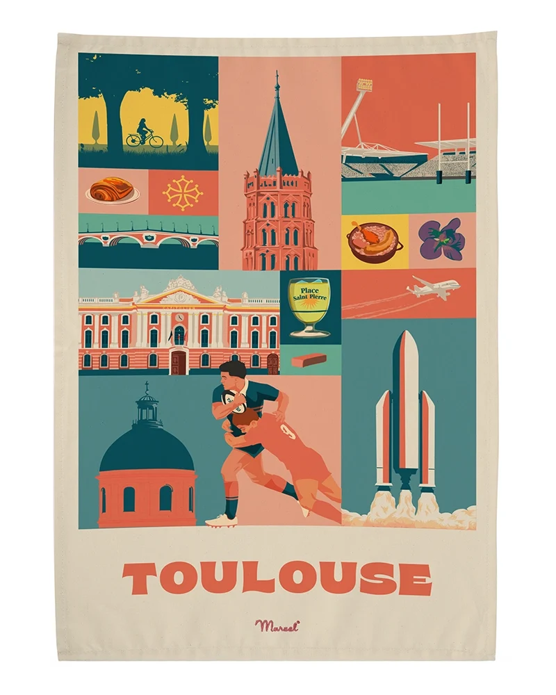 Torchon City Color TOULOUSE