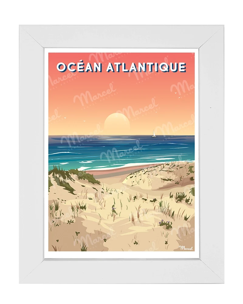 Carte Postale OCÉAN ATLANTIQUE