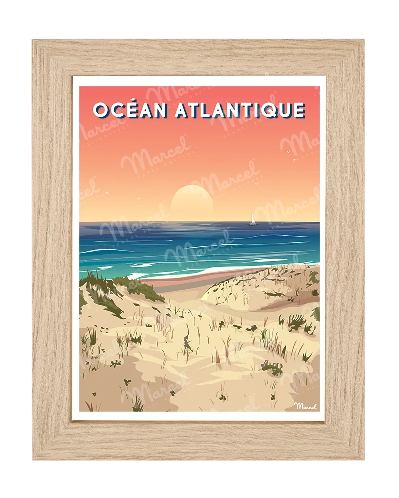 Carte Postale OCÉAN ATLANTIQUE